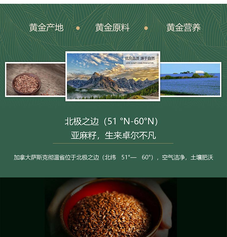 【少吃油 吃好油】维凯乐亚麻籽油500ml 黄金产地 黄金原料 被称为