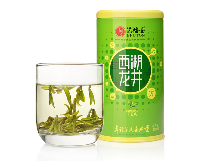 1罐装艺福堂西湖龙井茶叶250g绿茶正宗雨前老茶树春茶2017新茶全国